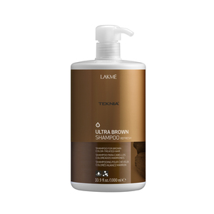 LAKME Шампунь для поддержания оттенка окрашенных волос, коричневый / ULTRA BROWN SHAMPOO 1000 мл