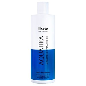 LIKATO PROFESSIONAL Софт-шампунь с алоэ для волос / AQUATIKA 400 мл