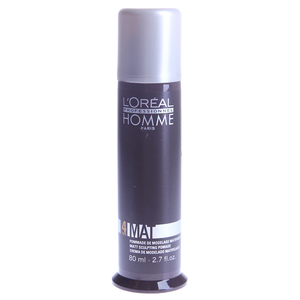 LOREAL PROFESSIONNEL Крем-паста матирующая для гибкой, эластичной фиксации 4, для мужчин / HOMME 80 мл
