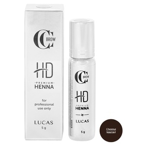 LUCAS' COSMETICS Хна для бровей, каштан / CC Brow Premium henna HD Chestnut 5 г