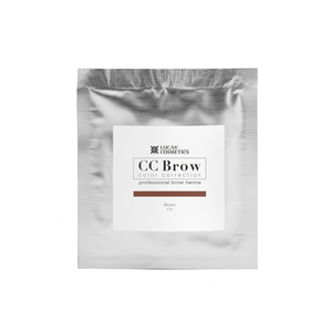 LUCAS' COSMETICS Хна для бровей, коричневый (в саше) / CC Brow brown 5 г