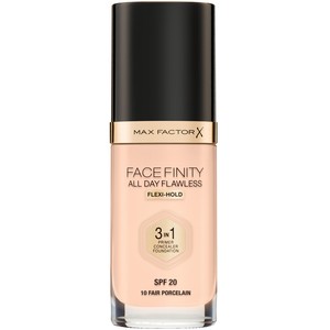 MAX FACTOR Основа тональная 10 / Facefinity All Day Flawless 3-in-1 fair porcelain 30 мл
