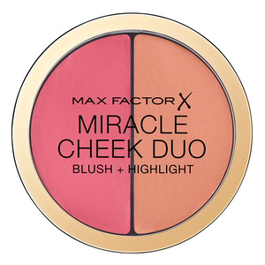 MAX FACTOR Румяна и хайлайтер 30 / Miracle Cheek Duo dusky pink & copper 11 г