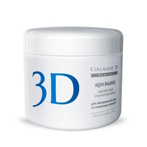 MEDICAL COLLAGENE 3D Маска альгинатная с гиалуроновой кислотой для лица и тела / Aqua Balance 1200 г