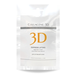 MEDICAL COLLAGENE 3D Маска альгинатная с экстрактом женьшеня для лица и тела / Express Lifting 30 г