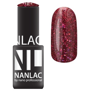 NANO PROFESSIONAL 2170 гель-лак для ногтей, красный бриллиант / NANLAC 6 мл