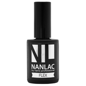 NANO PROFESSIONAL Гель-лак защитный для ногтей / NANLAC Flex 15 мл