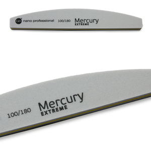 NANO PROFESSIONAL Пилка шлифовочная для ногтей 100/180 Mercury Extreme