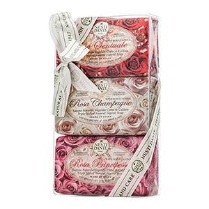 NESTI DANTE Набор мыла для тела Роза / Rosa Gift Kit 3*150 г