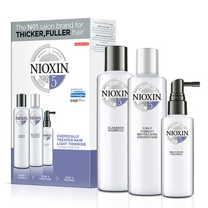 NIOXIN Набор для ухода за жесткими натуральными и окрашенными волосами, с намечающейся тенденцией к выпадению Система 5