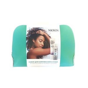 NIOXIN Набор подарочный в косметичке для глубокого восстановления волос (маска 150 мл, сухой шампунь 65 мл) 3D уход