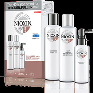 NIOXIN Набор XXL Система 3 (шампунь очищающий 300 мл, кондиционер увлажняющий 300 мл, маска питательная 100 мл)