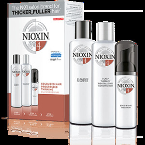 NIOXIN Набор XXL Система 4 (шампунь очищающий 300 мл, кондиционер увлажняющий 300 мл, маска питательная 100 мл)