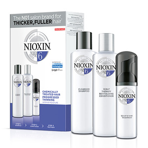 NIOXIN Набор XXL Система 6 (шампунь очищающий 300 мл, кондиционер увлажняющий 300 мл, маска питательная 100 мл)