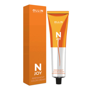 OLLIN PROFESSIONAL 4/0 крем-краска перманентная для волос, шатен / N-JOY 100 мл