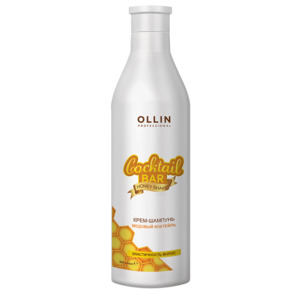OLLIN PROFESSIONAL Крем-шампунь для эластичности волос Медовый коктейль / Cocktail BAR 500 мл
