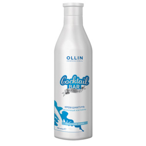 OLLIN PROFESSIONAL Крем-шампунь для увлажнения волос Молочный коктейль / Cocktail BAR 500 мл