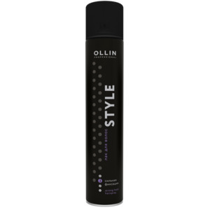 OLLIN PROFESSIONAL Лак сильной фиксации для волос / STYLE 500 мл