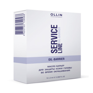 OLLIN PROFESSIONAL Масло-барьер для защиты кожи головы во время окрашивания / Oil-barrier 12*2 мл