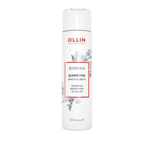OLLIN PROFESSIONAL Шампунь для окрашенных волос Яркость цвета / BioNika 250 мл