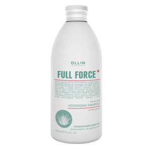 OLLIN PROFESSIONAL Шампунь увлажняющий с экстрактом алоэ против перхоти / FULL FORCE 300 мл