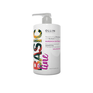OLLIN PROFESSIONAL Шампунь восстанавливающий с экстрактом репейника / Reconstructing Shampoo wit BASIC LINE 750 мл
