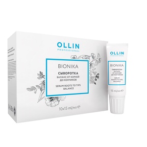 OLLIN PROFESSIONAL Сыворотка Баланс от корней до кончиков / Roots To Tips Balance Serum BioNika 10*15 мл