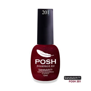 POSH 201 гель-лак для ногтей / SENDVICH GEL UV/LED 12 мл