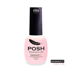 POSH FR6 гель-лак для французского маникюра на 25 дней Выходи за меня / SENDVICH GEL UV/LED 15 мл