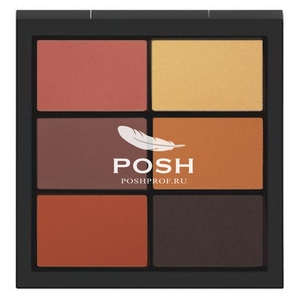 POSH Палетка теней для макияжа, профессиональная 01 (6 оттенков) / Artist Make Up Palette 60 г