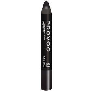 PROVOC Тени-карандаш водостойкие матовые, 01 черный / Eyeshadow Pencil 2,3 г