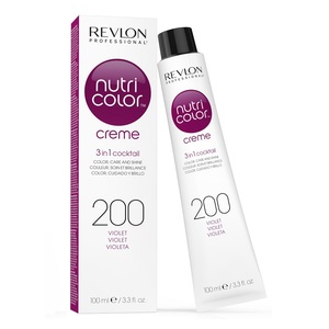REVLON PROFESSIONAL 200 краска 3 в 1 для волос, фиолетовый / NUTRI COLOR CREME 100 мл