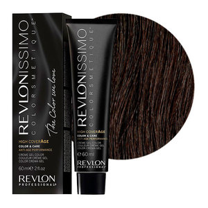 REVLON PROFESSIONAL 4 краска для волос / RP REVLONISSIMO COLORSMETIQUE High Coverage 60 мл
