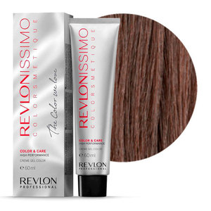 REVLON PROFESSIONAL 5.24 краска для волос, светло-коричневый переливающийся медный / RP REVLONISSIMO COLORSMETIQUE 60 мл