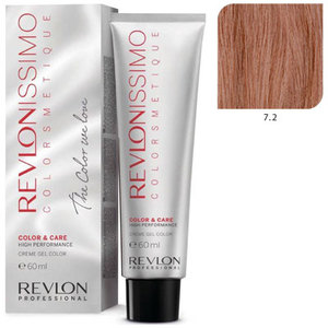 REVLON PROFESSIONAL 7.2 краска для волос, блондин переливающийся / RP REVLONISSIMO COLORSMETIQUE 60 мл