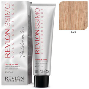 REVLON PROFESSIONAL 8.23 краска для волос, светлый блондин переливающийся золотистый / RP REVLONISSIMO COLORSMETIQUE 60 мл