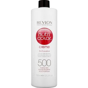 REVLON PROFESSIONAL Крем-краска для прямого окрашивания 500, пурпурно-красный / Nutri Color Creme 750 мл