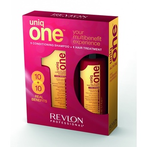 REVLON PROFESSIONAL Набор (шампунь 300 мл + маска-спрей 150 мл) / Uniq One
