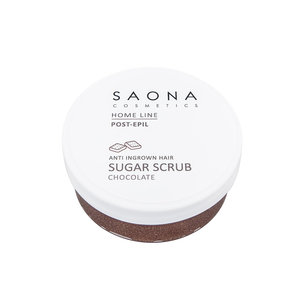 SAONA COSMETICS Скраб сахарный шоколадный против вросших волос / Home Line 300 мл