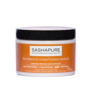 SASHAPURE Маска восстанавливающая бессульфатная для волос с натуральными маслами / Conditioning Masque 227 мл