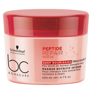 SCHWARZKOPF PROFESSIONAL Маска интенсивная питательная для волос / BC Peptide Repair Rescue 200 мл