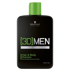 SCHWARZKOPF PROFESSIONAL Шампунь для волос и тела, для мужчин / ВС [3D]MEN 250 мл
