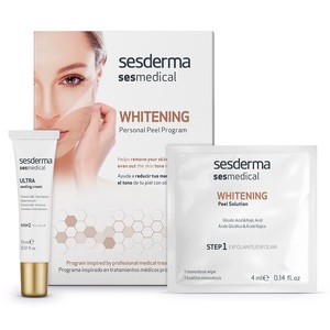SESDERMA Программа персональная депигментирующая для лица (салфетки 4 шт, Sealing Cream 15 мл) / SESMEDICAL WHITENING Personal peel program