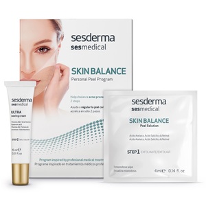SESDERMA Программа персональная для восстановления баланса (салфетки 4 шт, Sealing Cream 15 мл) / SESMEDICAL SKIN BALANCE Personal peel program
