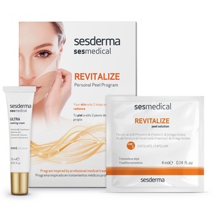 SESDERMA Программа ревитализирующая для лица (салфетки 4 шт, Sealing Cream 15 мл) / SESMEDICAL