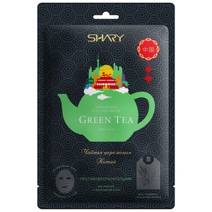 SHARY Маска ферментная противовоспалительная для лица / GREEN TEA SHARY 25 г