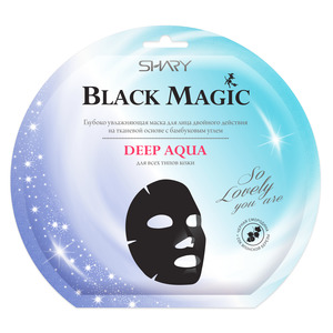 SHARY Маска глубоко увлажняющая для лица / Shary Black magic DEEP AQUA 20 г