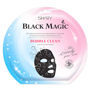 SHARY Маска кислородная для лица / Shary Black magic BUBBLE CLEAN 20 г
