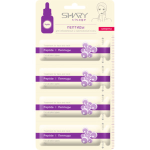SHARY Сыворотка с пептидами для обновления и омоложения кожи / SHARY 4*2 г
