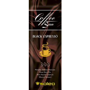SOLEO Бронзатор максимальный натуральный с запахом кофе эспрессо / Coffe Sun Black Espresso 15 мл